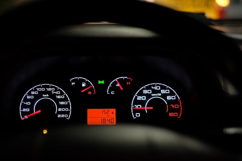 tableau de bord de voiture